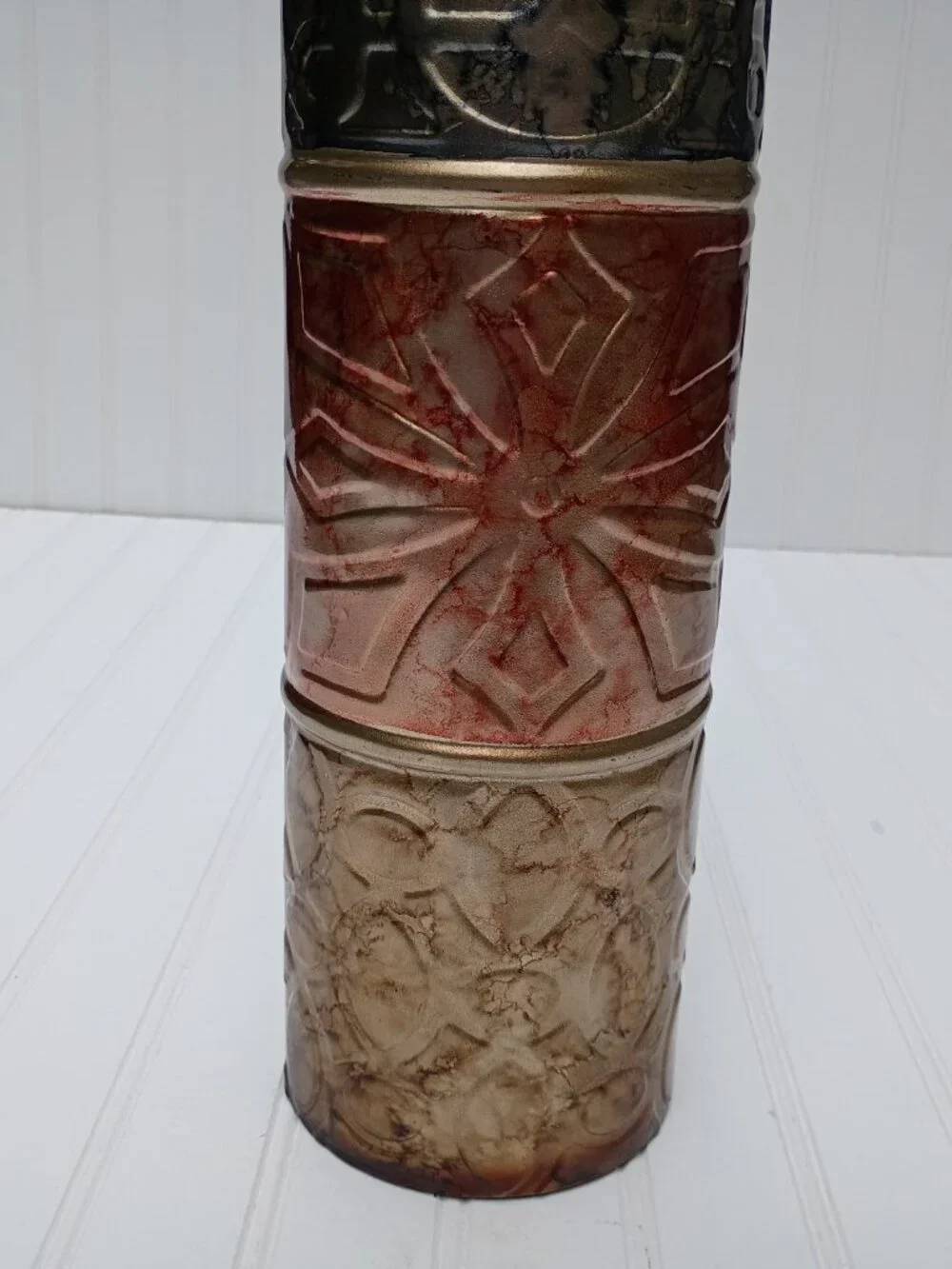 Tall Metal Floor Vase 23